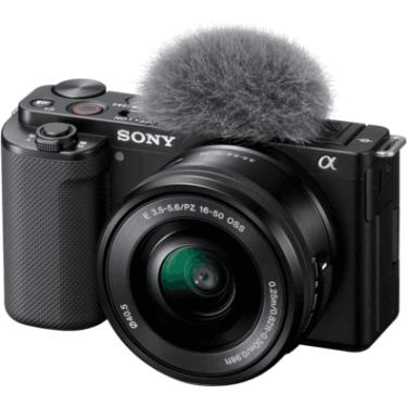Imagem de Câmera Sony ZV-E10 Mirrorless 4K, Lente 16-50mm, Preta