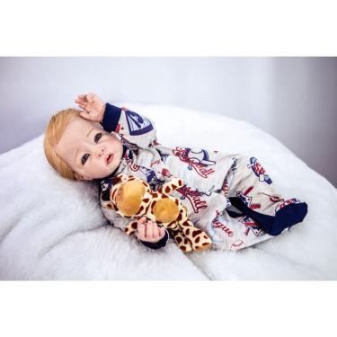 Imagem de Bebê Reborn Menino Realista Silicone, Toma Banho