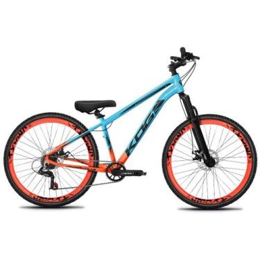 Imagem de Bicicleta Aro 29 KOG 1X7 Tipo Freeride Viking Hupi Gios, Laranja neon 