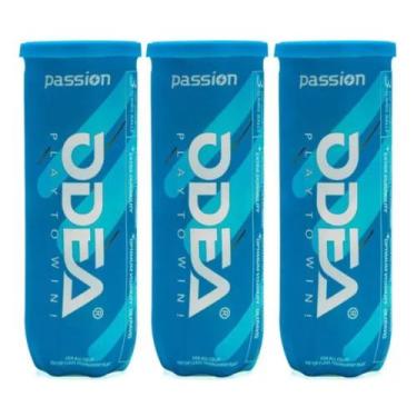 Imagem de Bola De Tênis Odea Passion - Pack com 3 Tubos de 3 Bolas