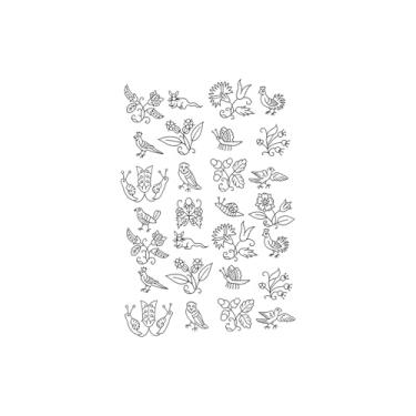 Imagem de Tatuagens de melhores amigos, caracol, galo, coruja, pássaro, tatuagens de pássaros, aparência de tatuagem real, resistente à água, dura de 1 a 2 semanas, resiliência,18 x 11 cm