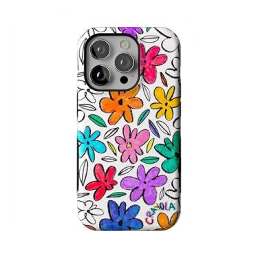 Imagem de Casely Capa para iPhone 14 Pro | Fora das linhas | Capa Crayola Marker | Design protetor arrojado compatível com MagSafe