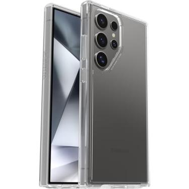 Imagem de OtterBox Capa transparente Symmetry para Samsung Galaxy S24 Ultra, à prova de choque, à prova de quedas, capa protetora fina, testada 3X para padrão militar, transparente