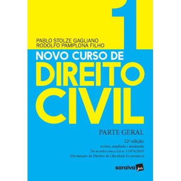 Imagem de Livro - Novo Curso de Direito Civil Vol 1 - Parte Geral - 22ª Ed. 2020