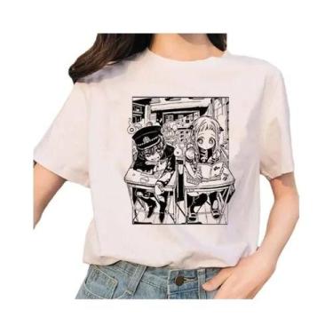 Imagem de Camiseta Feminina Harajuku Ullzang Hanako-Kun - Estampa Gráfica Anos 9