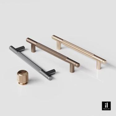 Imagem de Puxador Porta De Armário Zigrinato 1580 Cores, Tamanhos e Preços Varia