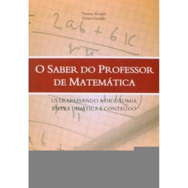 Imagem de Saber Do Professor De Matematica, O