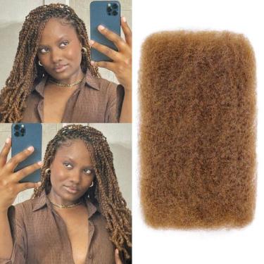 Imagem de Extensões de cabelo BLL Afro Kinkys Bulk Human Hair 22cm