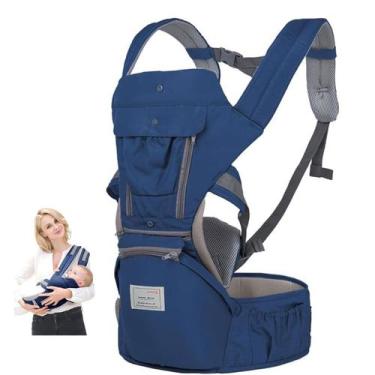 Imagem de Canguru Carregador Bebe Criança Passeio Viagem Bolso Alça Ergonomico A