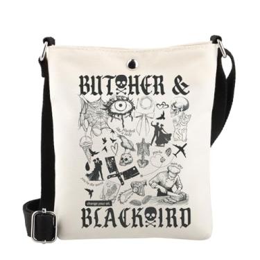 Imagem de WSNANG Dark Romance Book Merch Book Club Tote Bag Book Lover Bolsa de ombro Dark Romance Book Reader Gift, Butcher Cb