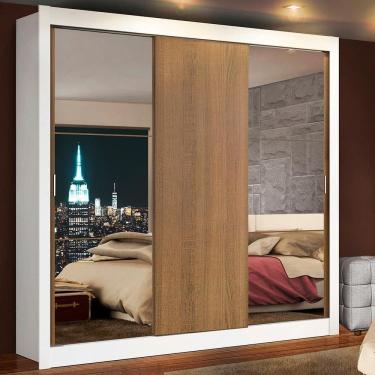 Imagem de Guarda-roupa Casal Lyon 3 Portas de Correr Madesa