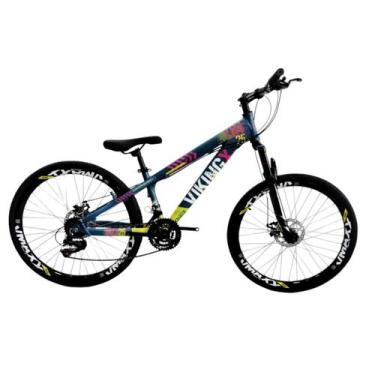 Imagem de Bicicleta Vikingx Tuff 25 Aluminio 24v Freio Hidraulico Suspensão Dian