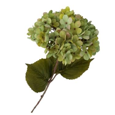 Imagem de Flor Artificial Hortência Verde 60 Cm
