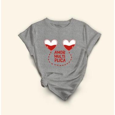 Imagem de Camiseta Vida Em Cada Gota Doação De Sangue - Lobo Sete, Cinza, M