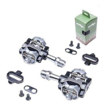 Imagem de Pedal Bike Mtb Wellgo Clip W01 Rolamento Cromoly Tacos 9 16 