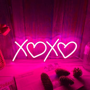 Imagem de SIGNCLUBS Placa De Neon Para Decoração Parede, Quarto, Festa Aniversário, Presente Namorado, Namorada, Amante, Adolescentes, Quarto Infantil, Luz Led Operada Por Usb, Rosa, 16 X 6,3"