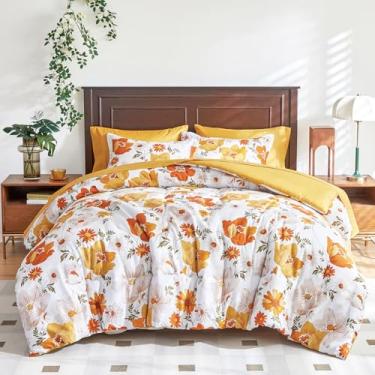 Imagem de UOZZI BEDDING Capa de edredom com floal