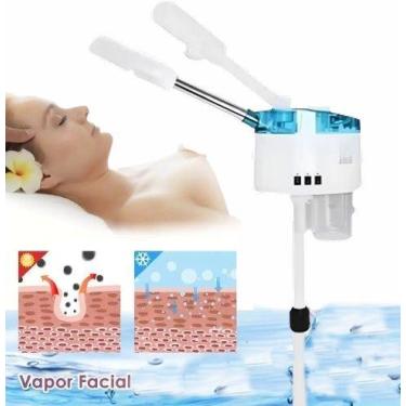 Imagem de Vaporizador Facial Umidificador Hidratante Vapor Névoa Ozônio Com Supo