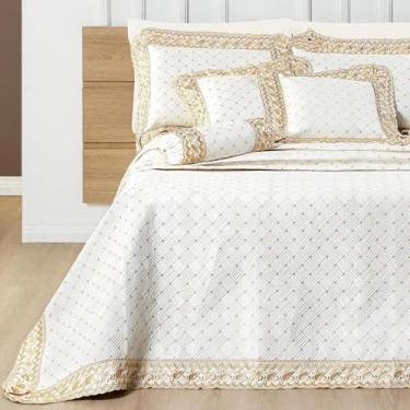 Imagem de Conjunto Cama Casal Queen Size Pérola Super Quentinho Macio - De Luca 