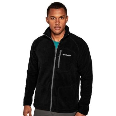 Imagem de Jaqueta Columbia Masculina Fleece Fast Trek II Full Zip Preta, S/P