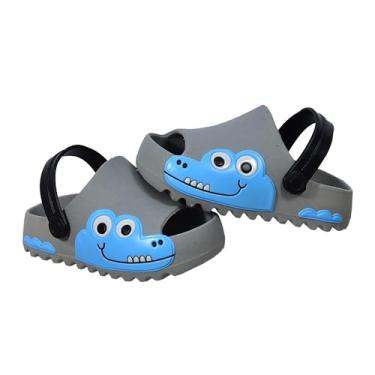 Imagem de Chinelo Nuvem Infantil Confortável Antiderrapante Premium (Cinza, BR, Criança de 1 a 3 anos, Faixa Numérico, M, 25, 26)