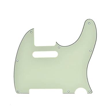 Imagem de KAISH 8 Hole Tele Style Pickguard TL Guitar Pick Guard Placa de raspar para Tele/Telecaster Verde menta