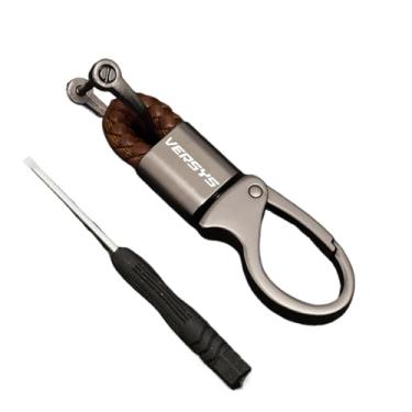 Imagem de jininshengxindianzi Compatible With Versys 650 300 300X 1000 X300 Motorcycle Accessories Keychain Keyring Key Chains Lanyard Chain Key Rings(Brown)