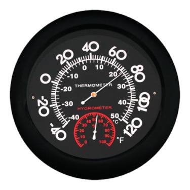 Imagem de Fenteer Termômetro Higrômetro de Temperatura Estação Meteorológica de Parede Medidor de Umidade para Creches Armazéns Quarto, Type a