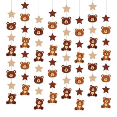 Imagem de lawfly Decoração De Festa Com Ursinho Pelúcia, Guirlandas Para O Primeiro Aniversário Do Beary, Placa Chá Bebê "Podemos Esperar Bearly", Cenário Revelação Sexo Meninos E Meninas