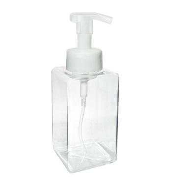 Imagem de Porta Sabonete Líquido Espumador Com Pump Plástico 450ml - World Class