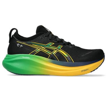 Imagem de Tênis ASICS GEL-Nimbus 27 Senna - Feminino - Preto/Amarelo  unissex