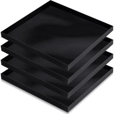 Imagem de Teenyyou 4 peças 13,5 x 33,5 x 2,5 cm Ptfe cesta de forno sólido antiaderente bandeja de cozinha para acessórios de forno rápido batatas fritas asas de frango aquecimento de pão