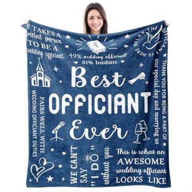 Imagem de Joyloce Cobertor de presente oficial 152 cm x 127 cm, presentes oficiais para o dia do casamento, presente de casal, presente de agradecimento do noivo para o dia do casamento, cobertor para lista de