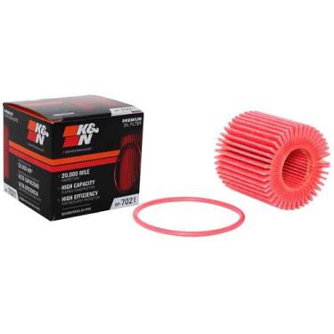 Imagem de K&N Filtro de óleo: Proteção de motor de 20.000 milhas, alta capacidade/alta eficiência: compatível com TOYOTA/LEXUS/SCION/PONTIAC 2008-2021 (veja a descrição do produto para modelos selecionados), HP