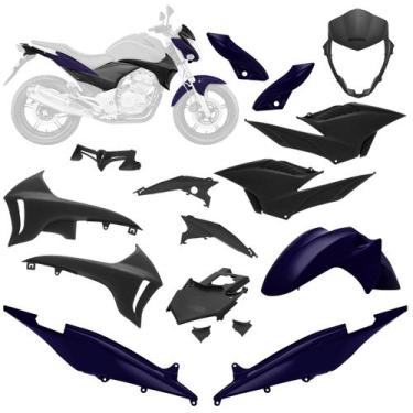 Imagem de Kit Carenagem 9 Peças Moto Honda Cb 300r Ano 2010 2011 2012 - Pro Tork