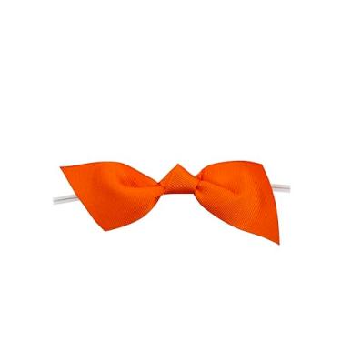 Imagem de Reliant Ribbon Grosgrain Flair Bows-Jumbo-5.1 cm Caudas X 1-1/5.1 cm Largura da fita Corte em ângulo quente e laços torcidos de 12,7 cm, laranja avermelhado