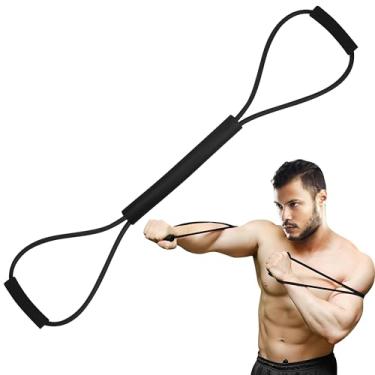 Imagem de Faixas de resistência de boxe para lutadores de boxe sombra, atletas entusiastas de fitness, corda elástica premium de 16 kg para perfurar o braço, agilidade, melhorar a velocidade, força, técnicas de