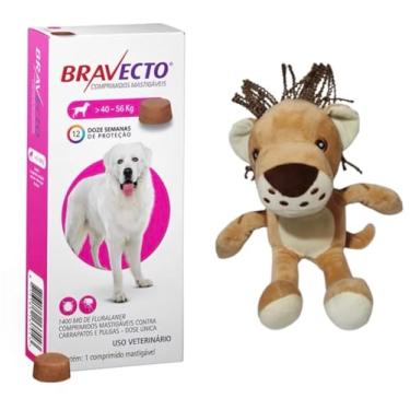 Imagem de Antipulgas e Carrapatos Comprimido Mastigável para Cães 40-56 kg, 12 Semanas de Proteção + Brinquedo de Pelúcia