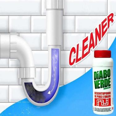Imagem de Desentupidor De Pias E Ralos 300g Granulado - Diabo Verde