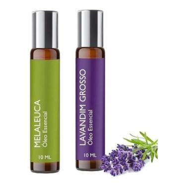 Imagem de Kit 2 Óleos Essen. Melaleuca E Lavandin Roll On 10Ml - Puro - Essência