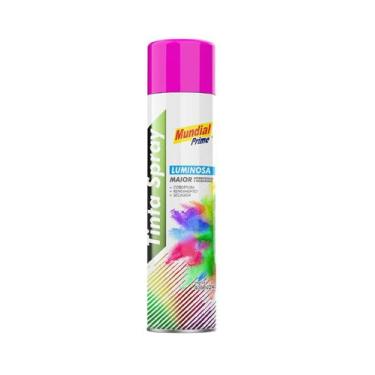 Imagem de Tinta Spray Luminoso 400 ml - Mundial Prime, Branco Fosco