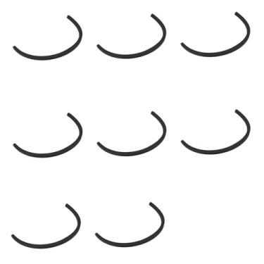 Imagem de OTOTEC 8 peças de tira de vedação do filtro do motor traseiro do aspirador de pó compatível com Dyson DC07 DC14 preto