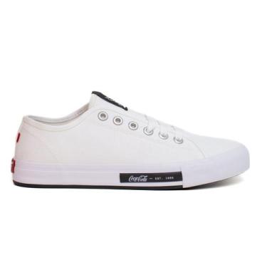 Imagem de Tênis Coca Cola Daytona Classic Canvas Masculino - Coca-Cola, 39, Bran