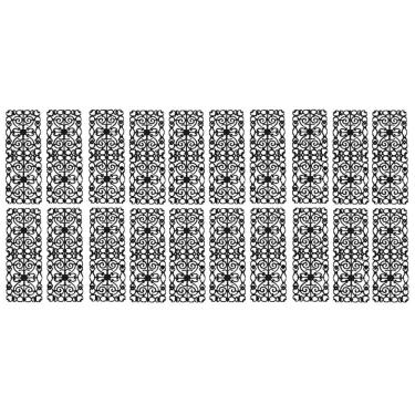 Imagem de Kit 20 Grades De Ferro Ramada Sacada Varanda Escada 95x36cm