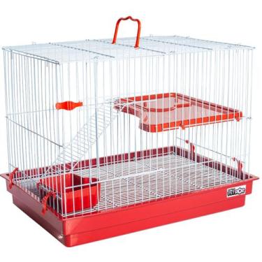 Imagem de Gaiola Para Coelho Porquinho Da India Chinchila Com Andar - Jelplast, 