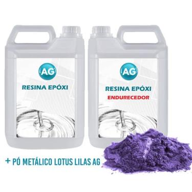 Imagem de Porcelanato Líquido Metálico Lotus Lilas AG por M² - Resinas ag