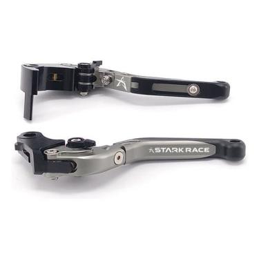 Imagem de Manete Esportivo Extensível Bmw F800 F700 F650 - Stark Race, Titanium