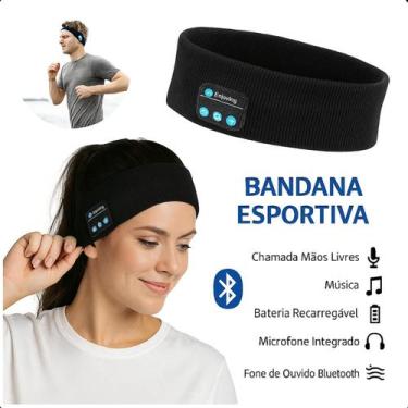 Imagem de Faixa de Cabeça Bluetooth para Dormir e Atividades - LIPPIN