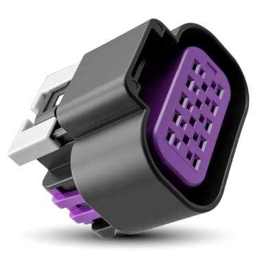 Imagem de Terminator apto para sistemas Mercury Marine SmartCraft Motores a gás Mercruiser Sterndrive 9.0L 552 CID V8, Resistor de terminal 10 pinos preto substitui 859318T1 859318B1