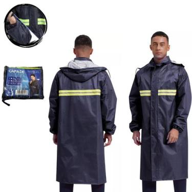 Imagem de Conjunto Capa Chuva Moto Emborrachada Impermeável - Tesla Store